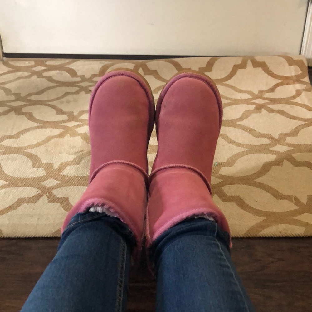 Pink UGG boots!